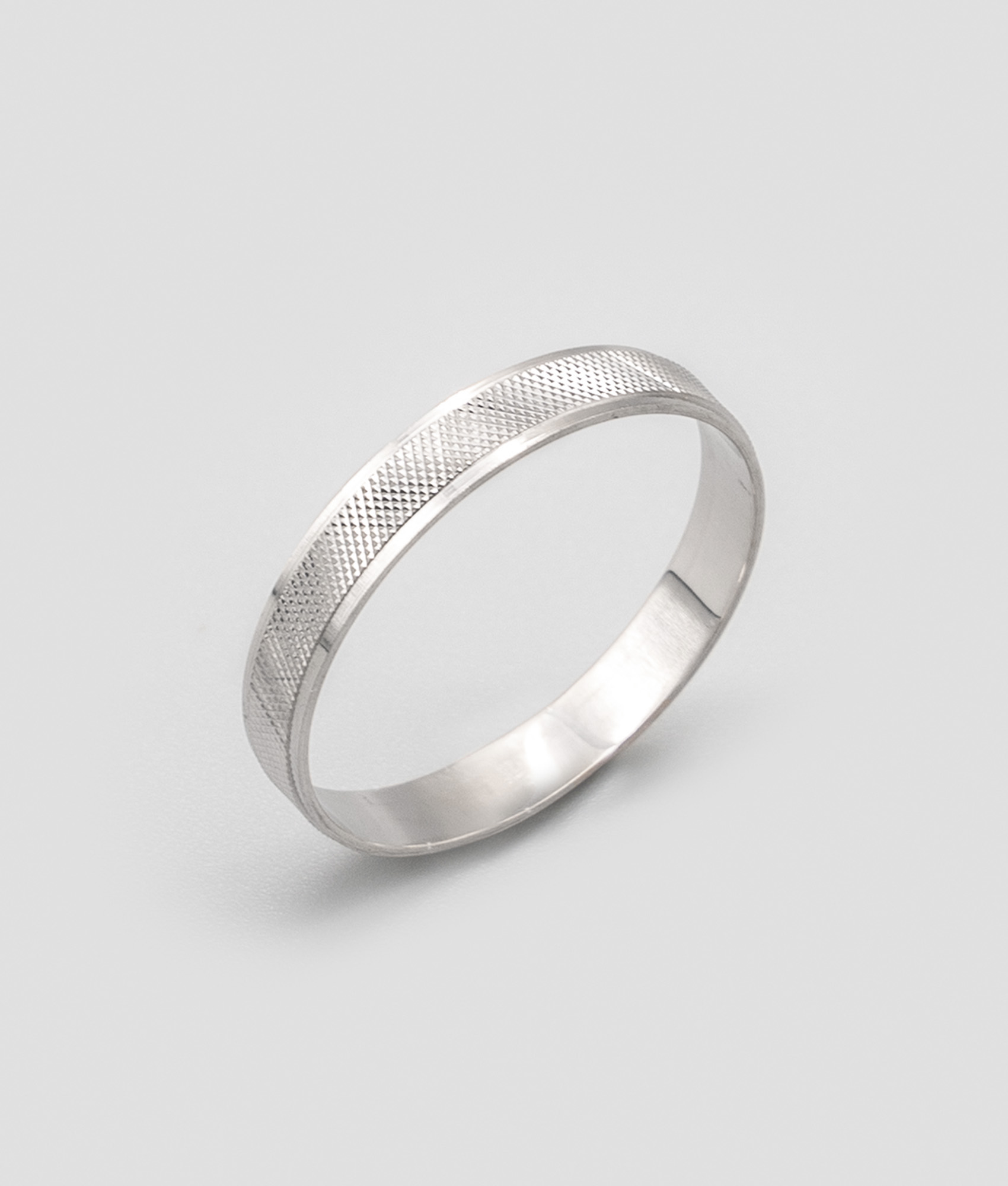 Aliança anilha com frisos